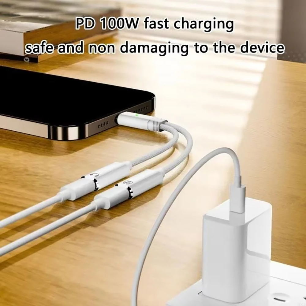 Adapter USB-C 2 w 1 z gniazdem – Earphone Splitter Jack recenzja i cena