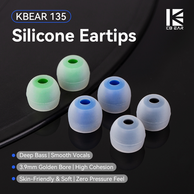 KBEAR 135 Silikonowe Wkładki D – In Ear Monitor Iem recenzja i cena