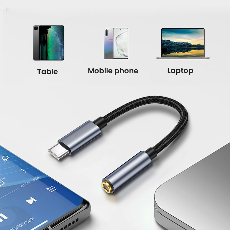 Adapter USB-C do gniazda słuch – Audiophile Headphone Wired recenzja i cena